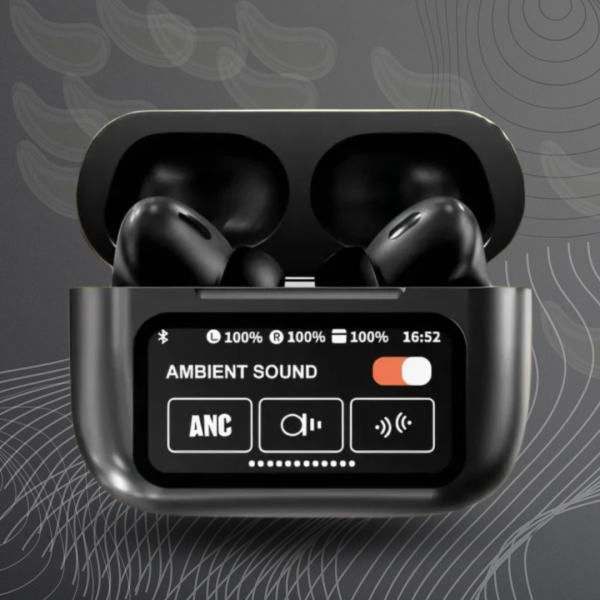 A9 Pro Earbuds ANC Touch Screen Display - Black