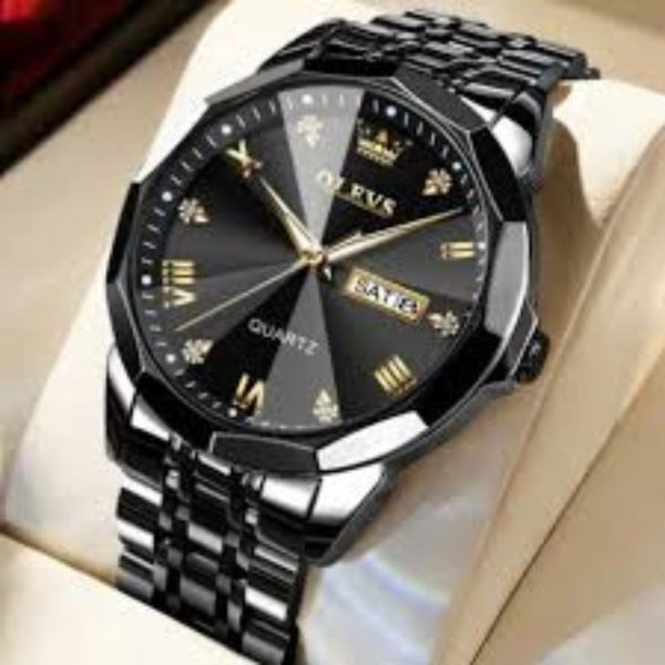 OLEVS 9931G New Exclusive Full Golden Quartz Watch for Men